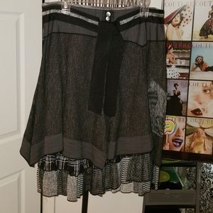 Simon Chang layered skirt